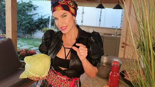 Anna Lesko  Sarmale cu costita  14  VLOG cooking daily 2020 [upl. by Adnwahsat]