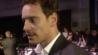 Michael Fassbender Interview  The Counsellor Premiere [upl. by Asseral]