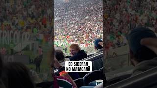 ED SHEERAN ACOMPANHANDO FLUMINENSE X ATLÉTICOMG NO MARACANÃ shorts [upl. by Adnamaa]