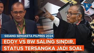 Drama quotPanasquot Eddy Hiariej Vs BW soal Status Tersangka di Sidang MK [upl. by Anirahc]