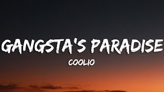 Coolio  Gangstas Paradise Lyrics ft LV [upl. by Leibarg]