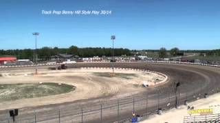 Ohsweken Speedway Track Prep TimeLapse May 3014 [upl. by Carolina]