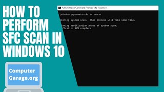 How to Perform SFC Scan in Windows 10 [upl. by Lubba]