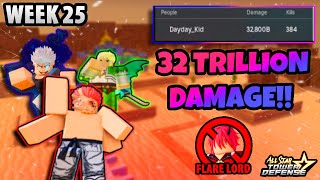 How to Get 32T DMG in Tournament Mode ft Gojo 7 Week 25  ASTD [upl. by Joselyn599]