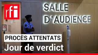 La France suspendue au verdict dans le procès des attentats du 13Novembre • RFI [upl. by Page283]