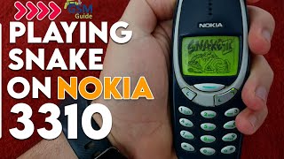 Playing SNAKE II On Nokia 3310 Stay at Home 20 Years Old Nostalgia [upl. by Lune353]