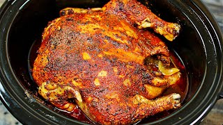 Slow Cooker Whole Chicken Recipe [upl. by Hephzipa]