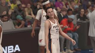 The Caitlin Clark Effect NBA 2K25 WNBA Indiana Fever Rebuild vs Storm [upl. by Cris]