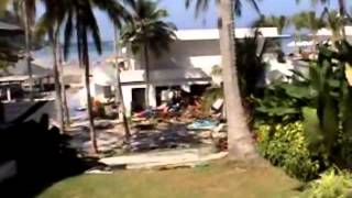 Copy of Boxing Day Tsunami in Thailandunedited full footage shot at Racha Resort [upl. by Slein]