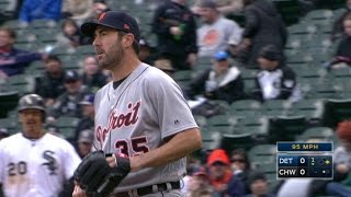 DETCWS Verlander fans Anderson for first K of 2017 [upl. by Fiora]