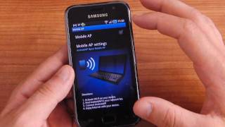 Samsung Galaxy S running Android Froyo 22 [upl. by Marelda424]