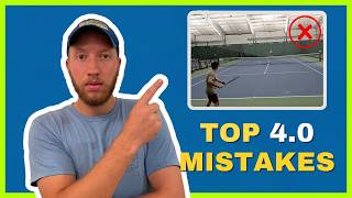 Top 40 Tennis Player Mistakes  Player Review [upl. by Juliet]