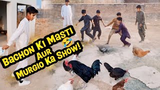 Bachon Ki Masti Aur Murgio Ka Show 🤣quot  Nalain Shah Vlog [upl. by Hourihan]