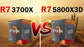 Ryzen 3700X vs 5800X3D  Benchmark  1080p  1440p  REAL USE SCENARIO [upl. by Farnsworth22]