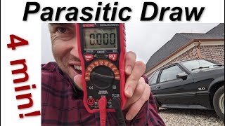 Quick Overview How to Diagnose a Parasitic Draw on a Foxbody Mustang [upl. by Tacye694]