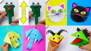 7 DIY paper crafts  Paper toys [upl. by Weisman]