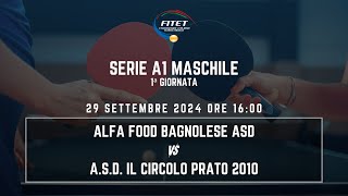 SERIE A1 M  ALFA FOOD BAGNOLESE ASD vs ASD IL CIRCOLO PRATO 2010 [upl. by Arbe]