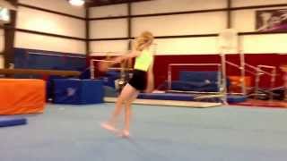 New level 5 compulsory leap pass in gymnastics [upl. by Afatsom]