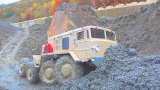 MAZ 537 RC EXTREME HEAVY TRIAL DRIVE WITH THE FANTASTIC MA3 537G RC SPECIAL VEHICLES [upl. by Aratal]