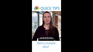 How to Create a Calendar Group in Outlook [upl. by Bank]