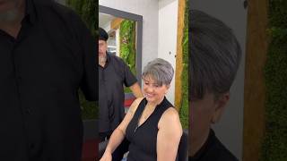 Pixie haircut for Women after 55 years old 💕 Стрижка Пикси для Женщин за 55 лет 💗 [upl. by Maxa24]