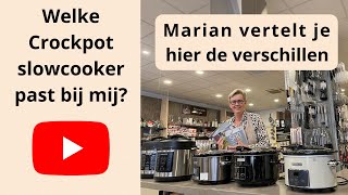 De verschillende Crockpot slowcookers [upl. by Aerahs]