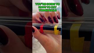 How to Have Long Nails as a Violinist violinist shorts [upl. by Dercy]