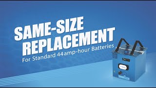 New Samesize Replacement for Standard 44 Amphour Aircraft Batteries [upl. by Elana]