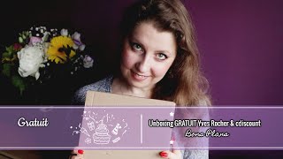 Unboxing GRATUIT Yves Rocher amp cdiscount [upl. by Irrek]