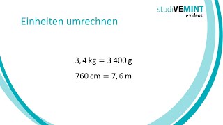 Einheiten umrechnen [upl. by Maudie]