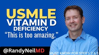 USMLE STEP 1 VITAMIN D DEFICIENCY w Questions [upl. by Boycie]