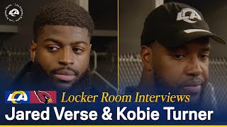 Jared Verse amp Kobie Turner React To Week 2 Loss vs Cardinals  Rams Locker Room Interviews [upl. by Beach]