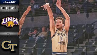 North Alabama vs Georgia Tech Full Game Replay  202223 ACC Men’s Basketball [upl. by Arrais]