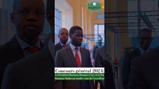 Concours général 2024 le Pdt Bassirou D Faye et le Pm Ousmane Sonko au RV de lexcellence senegal [upl. by Grekin]