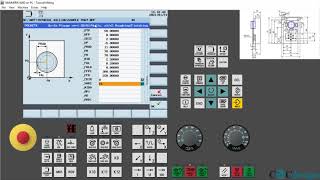 Tutorial CNC Milling menggunakan software Siemens Sinumerik 808D on PC Part 3 [upl. by Floeter]