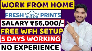 Best Work From Home Job 2024  FREE WFH Setup 😍 Online Jobs  Job For Freshers  Latest Remote Jobs [upl. by Rodina]