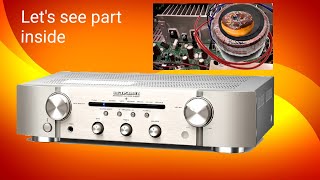 lets see whats inside marantz integrated amplifier pm6007 main hardware [upl. by Thackeray]