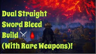 Dual Straight Sword Bleed Build with Warhawk’s Talons ⚔️ 🩸 Elden Ring PvE builds [upl. by Aron]