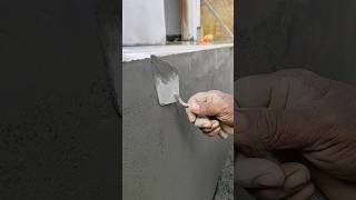 Cement plaster 👍 construction shortsfeed satisfying shorts cementplaster [upl. by Knitter]