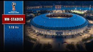 Russlands WMStadien Das Olympiastadion Luzhniki Moskau [upl. by Akialam675]