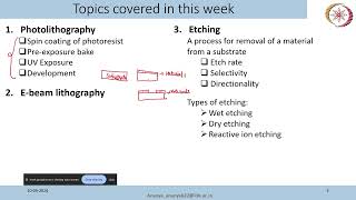 Week7 Sensor technologies Physica fabrication and circuits [upl. by Lecirg42]