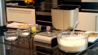 Baking a basic loaf in a Panasonic breadmaker [upl. by Netsryk629]