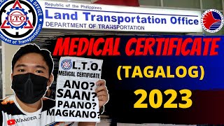 LTO MEDICAL CERTIFICATE 2023  UPDATED REQUIREMENTS STUDENT PERMIT  FAQs amp GUIDE  Wander J [upl. by Dymphia]