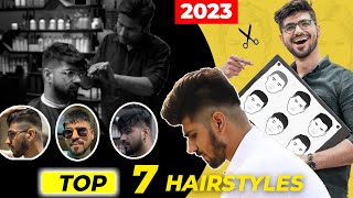 Top 7 Hairstyles for your Face shape  How to identify your face shape  Trending Hair style 2023 [upl. by Wilkinson]