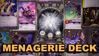 Opening a KeyForge MENAGERIE Deck at KFC 23 [upl. by Enial367]