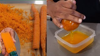 How To Make Carrot oil home for brighter skin amp Hair [upl. by Maibach547]