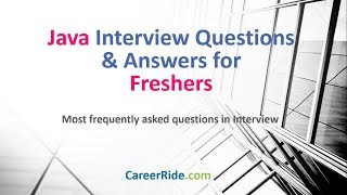 Java Interview Questions and Answers for Freshers [upl. by Vasily813]