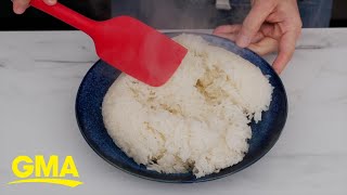 Try this simple Thai sticky rice recipe  GMA [upl. by Arinaj]