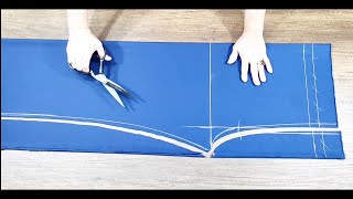 Very Easy Trousers Cutting And Sewing How To Sew Trousers [upl. by Nananne]