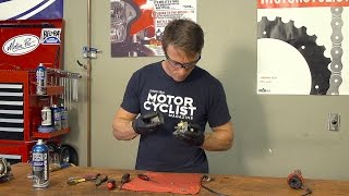 How To Clean A Motorcycle Carburetor  MC GARAGE [upl. by Nosle579]